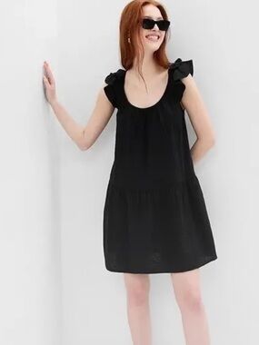 Gap Crinkle Gauze Mini Dress